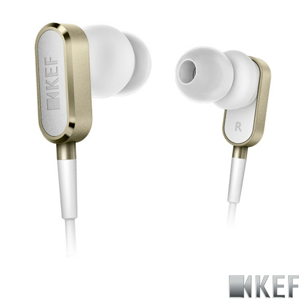 歌手方大同代言 英國 KEF M100 香檳金 鋁合金 10mm釹磁鐡單體 耳道式耳機