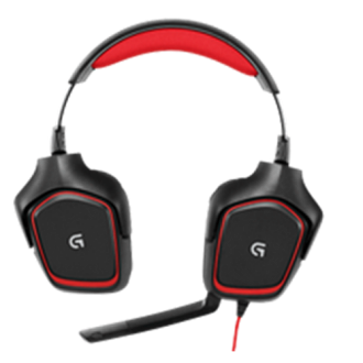 羅技 Logitech G230 立體聲遊戲耳機麥克風 高品質立體聲音效 運動級效能布質耳罩