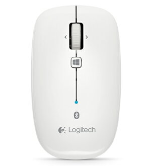 Logitech 羅技M557 白色Bluetooth Mouse藍芽滑鼠