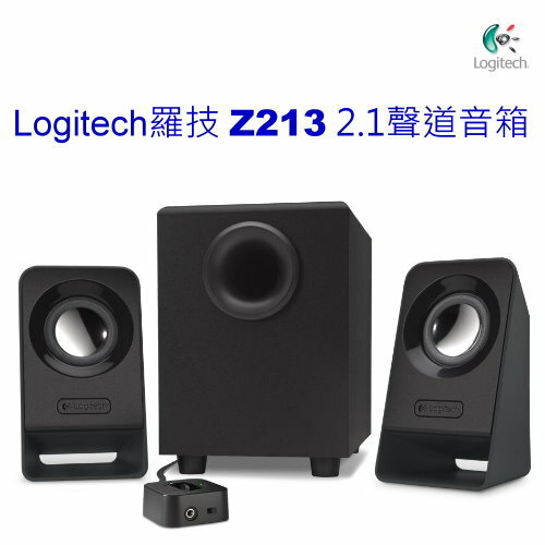 Logitech 羅技 Z213 2.1聲道多媒體音箱 低音飽滿 