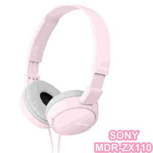 SONY MDR-ZX110 粉 耳罩式立體聲耳機 30mm 高音質驅動單元 容易收納攜帶  