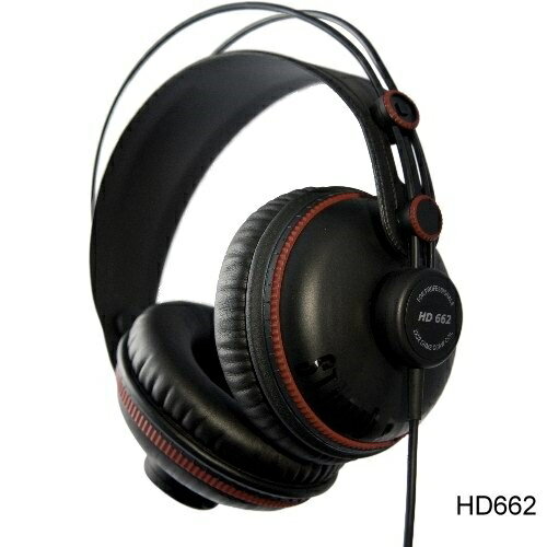 Superlux HD662 專業監聽耳機 封閉式 耳罩式 頭戴式 公司貨 另有HD662B/HD662F