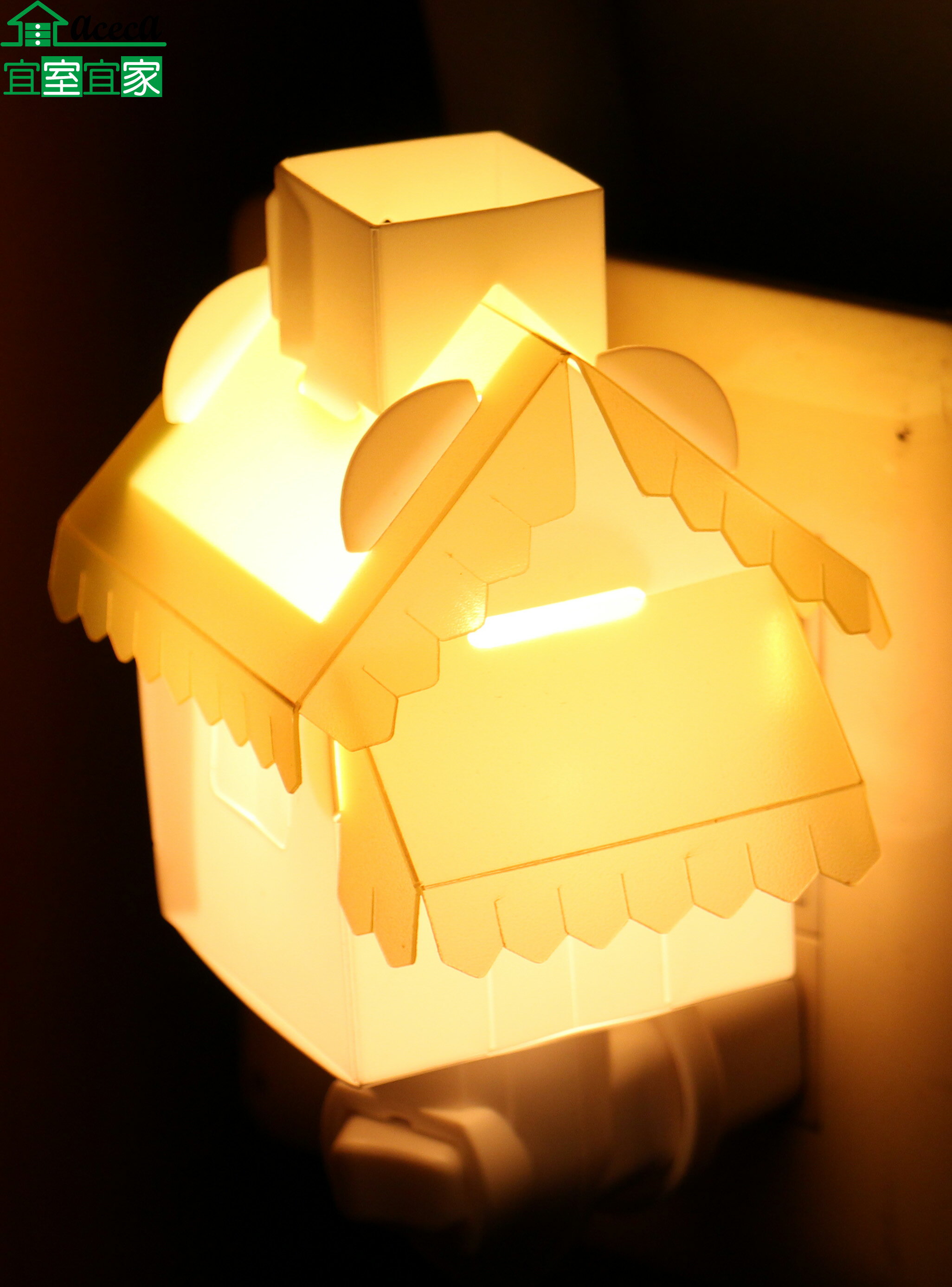 小夜燈 床頭燈 創意 造型 浪漫 夜生活 送禮 MIT 台灣製歐式小木屋造型 【宜室宜家CYF36】