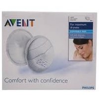 【淘氣寶寶●限時下殺↘$340●現貨】Avent 高分子超舒柔拋棄式溢乳墊60入