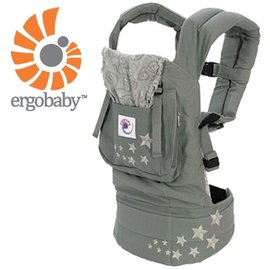 【淘氣寶寶】美國Ergo Baby ergobaby Carrier 揹帶/揹巾(原創款*灰色星星) 【贈KA09美國製醫療級香草奶嘴*3顆(原價599元】