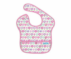 【悅兒樂婦幼用品舘】美國Bumkins 防水兒童圍兜-可愛花朵