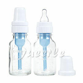 【悅兒樂婦幼用品舘】Dr Brown's美國布朗博士 標準玻璃奶瓶(125ml) 二入裝
