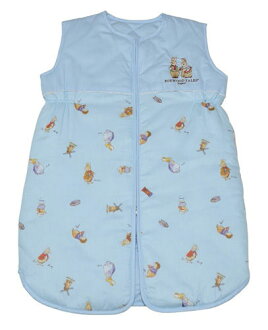 【悅兒樂婦幼用品舘】FoxwoodTales狐狸村傳奇 精梳棉嬰幼兒冬季睡袍-藍色(M) ★新花色★