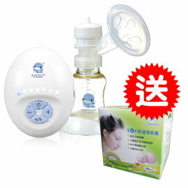 【悅兒樂婦幼用品舘】KU KU 酷咕鴨 六段式實吸感輕巧吸乳器【送亞米兔防溢母乳墊36入x1盒】