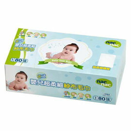 【悅兒樂婦幼用品舘】nac nac 乾式嬰兒超柔細紗布毛巾80張