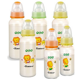 【悅兒樂婦幼用品舘】小獅王 辛巴 PES彩色大奶瓶240ml×4+PES彩色小奶瓶120ml×2【超值組合】