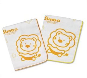 【悅兒樂婦幼用品舘】Simba 小獅王 辛巴印花紗布澡巾(2入)