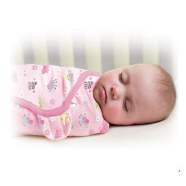 【悅兒樂婦幼用品舘】Kiddopotamus SwaddleMe 聰明懶人育兒包巾【純棉系列-粉紅動物園】—適合各季節使用