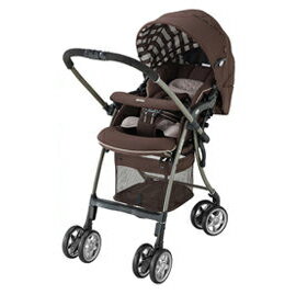 【悅兒樂婦幼用品舘】Aprica 愛普力卡 Air Ria Luxuna 飛翔系列 輕量推車-棕跡