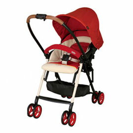 【悅兒樂婦幼用品舘】Combi 康貝 Mechacal Handy 輕量雙向推車-櫻桃紅