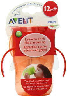 PHILIPS AVENT 自然喝水防漏水杯(唇控學習杯) 粉紅色 *夏日微風*