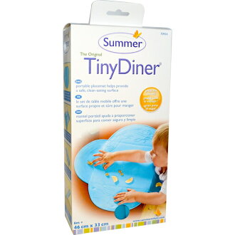 美國 Summer Infant 防水學習餐墊 藍色 食物不再掉滿地*夏日微風*