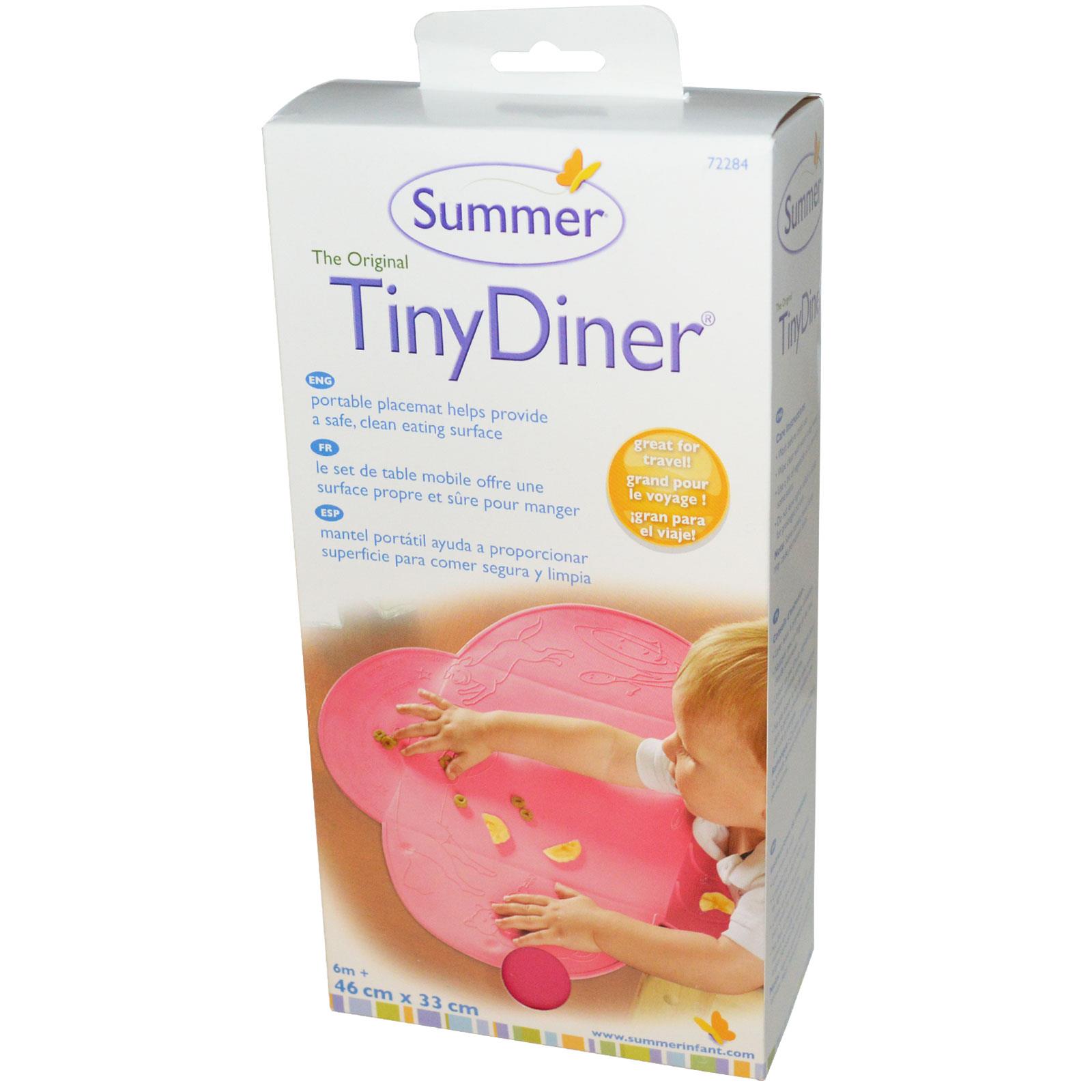美國 Summer Infant 防水學習餐墊 粉紅 大口袋食物不再掉滿地 ＊夏日微風＊