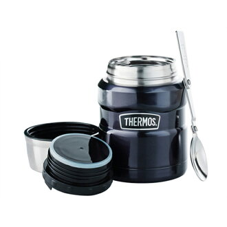 美國 THERMOS 膳魔師 sk-3000 不鏽鋼真空燜燒食物罐/保溫杯 470ml sk3000 藍色 *夏日微風*