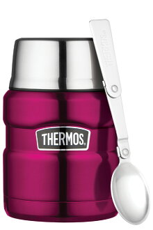 美國 THERMOS 膳魔師 sk-3000 不鏽鋼真空燜燒食物罐/保溫杯 470ml sk3000 莓紅 *夏日微風*