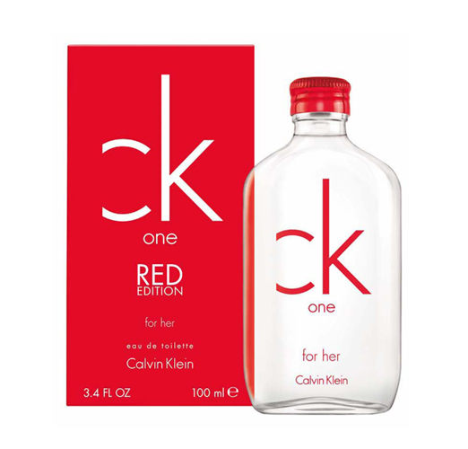 《香水樂園》 Calvin Klein CK One RED 女性淡香水100ml 可超商取貨付款