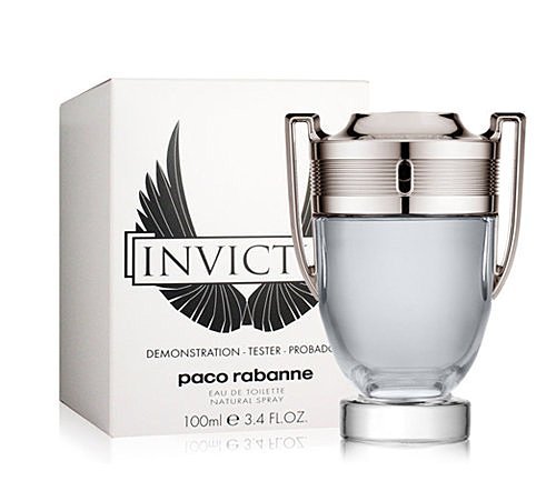 《香水樂園》Paco Rabanne Invictus 勇者男性淡香水 有蓋 TESTER 100ml