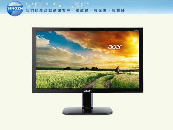 「YEs 3C」acer 宏碁 KA220HQ LCD 21.5吋 寬螢幕 LED 背光 節能 濾藍光 免運 yes3c