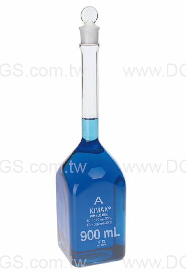 《KIMBLE & CHASE》方型量瓶 A級 Flask, Volumetric, Micro, Class A