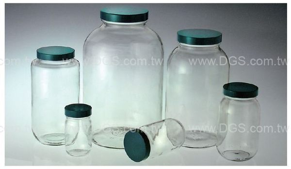 《Qorpak 》透明廣口瓶/細口瓶 (美國進口) 30ml-3810ml！樣本瓶 玻璃罐 容器 瓶罐 酒瓶 保存罐