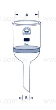 《ROBU》漏斗型過濾器 Funnel, with Fritted Disc