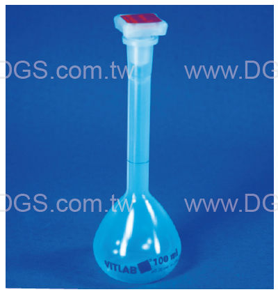 《VITLAB》塑膠量瓶 Volumetric Flask, PP, Class B