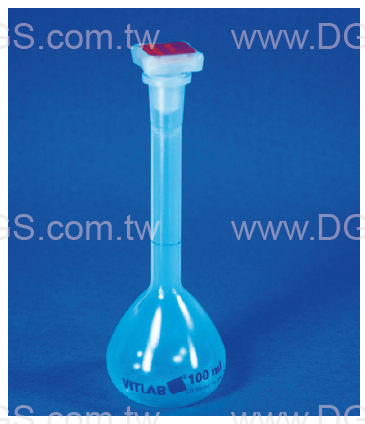 《VITLAB》塑膠量瓶 Volumetric Flasks, TPX, Class B