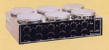 《台製》電磁加熱攪拌器六點式 Stirrers/Hot Plate