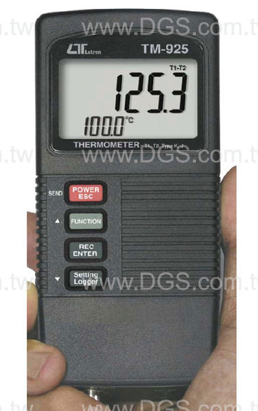 數字式溫度計 雙通道紀錄型 Digital Thermometer