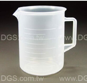 《台製》 有柄燒杯 Beaker with Handle, PP