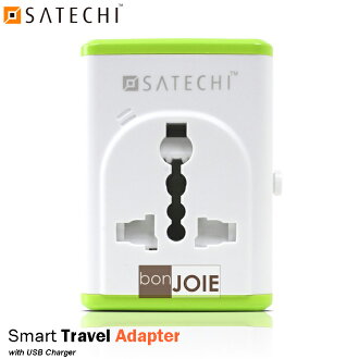 ::bonJOIE:: 美國進口 Satechi Smart Travel Adapter with USB Port 旅行插座 (全新盒裝) 萬國 萬用 轉換頭 插頭 插座 電源插頭 轉接頭