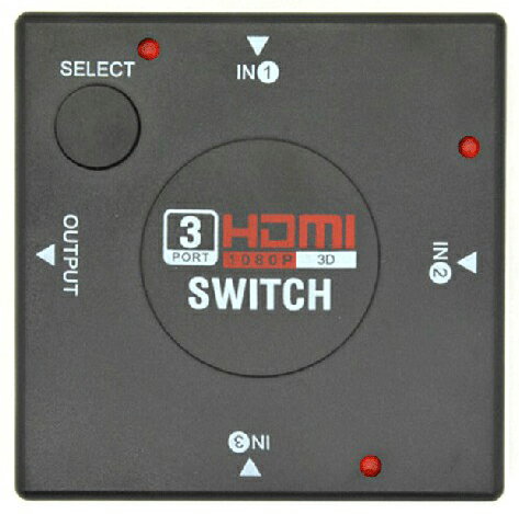 最新版 1.4版 HDMI 切換器 選擇器 分配器 3進1出 1080P 【MICA37】 