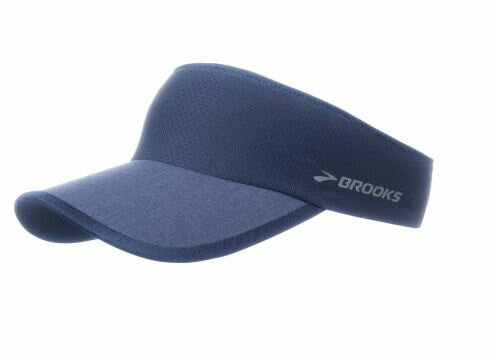 [陽光樂活] BROOKS 慢跑帽 中空帽 Run-Thru Visor-BK280338459 深藍 丈青