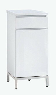【石川家居】GD-724-11艾美爾1.3尺淨白一抽一門餐櫃(不含其他商品) 台中以北搭配車趟免運