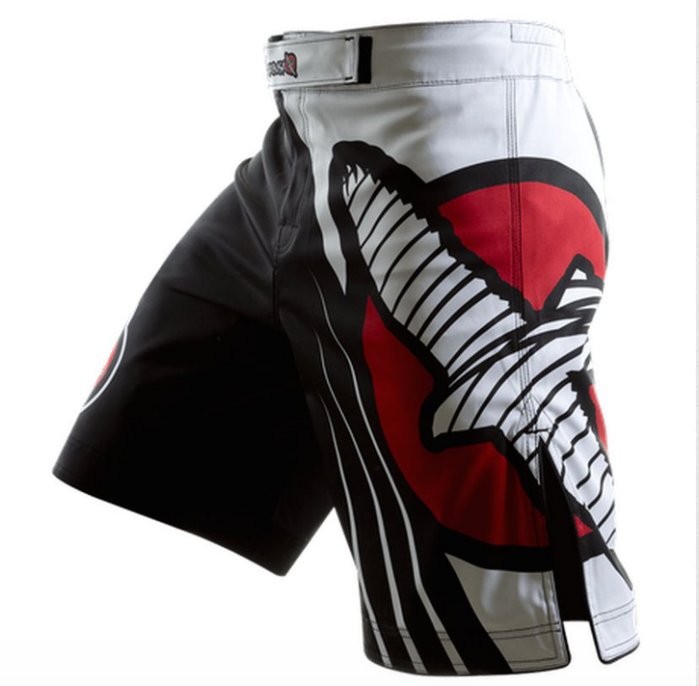 Hayabusa UFC選手褲 "白黑色" 輕量化訓練褲MMA格鬥拳擊褲- 隼 HAYABUSA