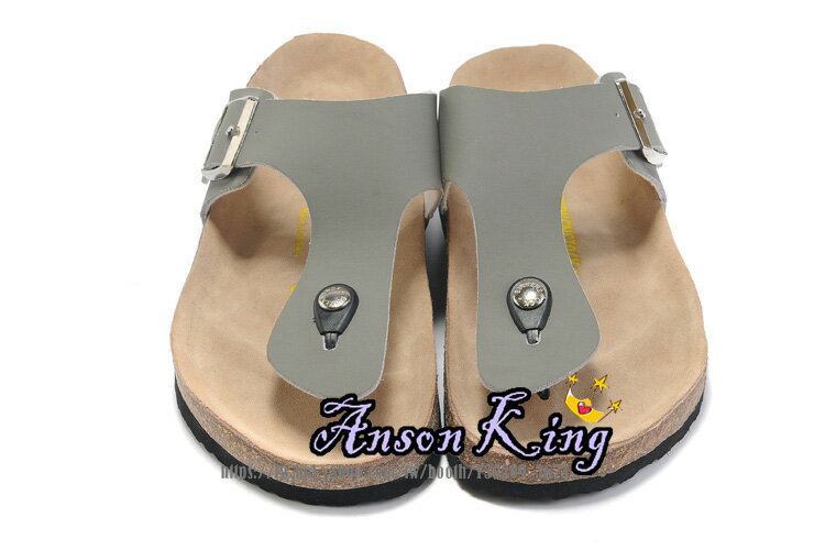 [Anson King]Outlet正品代購birkenstock Ramses系列 男女款 懶人涼拖鞋 淺灰