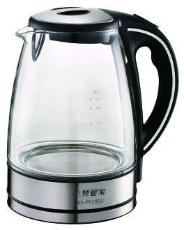 LED玻璃炫彩快煮壺 / 1.8L / HKE-PK1801