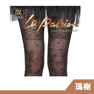 RH shop 瑪榭 假膝上愛心花紋褲襪/絲襪 MA-9903/17