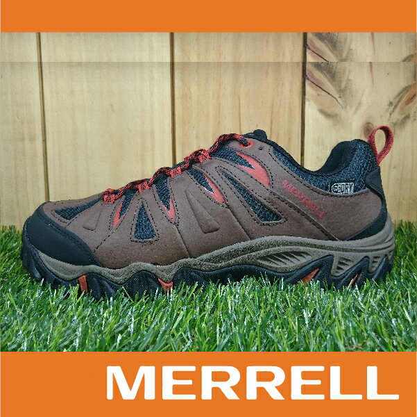 MERRELL MOJAVE WATERPROOF防水 男款低筒登山健行鞋 抓地大底 咖啡色