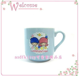 廚房用品【asdfkitty】雙子星迷你陶瓷馬克杯-1998年絕版正版商品