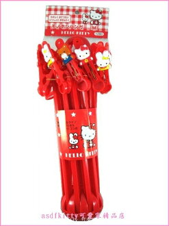 家用【asdfkitty可愛家】 KITTY好朋友曬衣架-衣夾-L號-2001年絕版商品