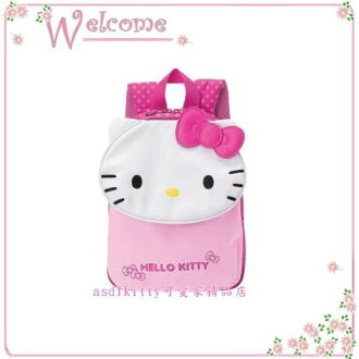 個人 嬰童【asdfkitty】KITTY大臉兒童後背包-M號-歐美正版