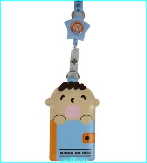 個人用品【asdfkitty】大寶造型頭證件夾含頸繩-放悠遊卡.識別證-伸縮鍊.方便過卡-香港正版