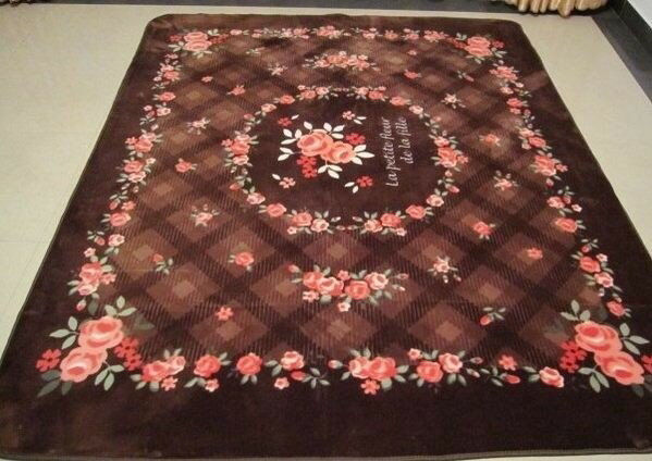 外銷日本等級 出口日本 最新款式 200*240 CM 高級手工立體剪花 英倫玫瑰 客廳地毯