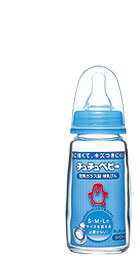 『121婦嬰用品館』啾啾 玻璃藍邊奶瓶150ml
